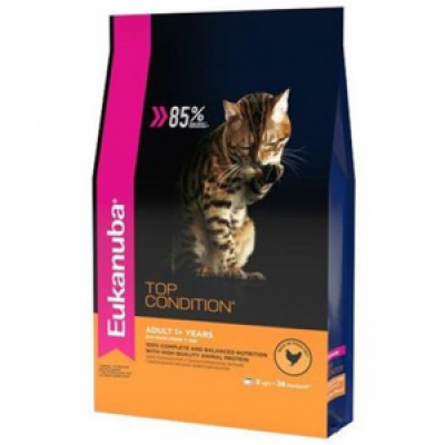 Eukanuba Adult Cat Top Condition корм для кошек (Домашняя птица)